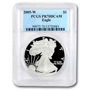   PROOF) Silver American Eagle   PR 70 DCAM PCGS 