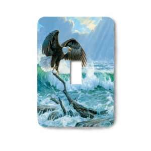    Sea Eagle Decorative Steel Switchplate Cover