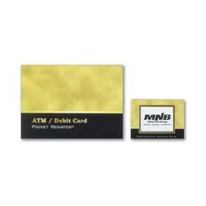  4031    ATM Debit Card Register   Gold/Black Executive 