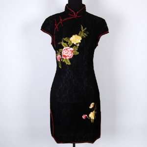 Chinese Noble Cheongsam Engraving Dress Available Sizes 0, 2, 4, 6, 8 