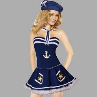 NAVY GIRL Matrosin Kostüm Damen Marine Matrose Gr.32 bis 38  