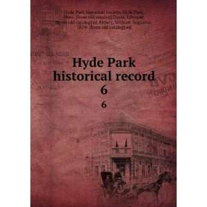   , 1829  [from old catalog] ed Hyde Park historical society Books