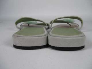 UNISA Mint Suede Rosette Sandals Flats Shoes Sz 7  