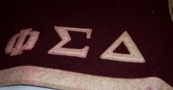 Union College Sigma PIH Delta Fraternity Banner 1940  