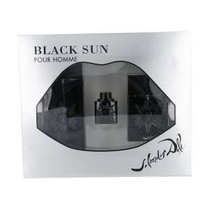 BLACK SUN by Salvador Dali SET EDT SPRAY 3.4 OZ & AFTERSHAVE SPRAY 1.7 