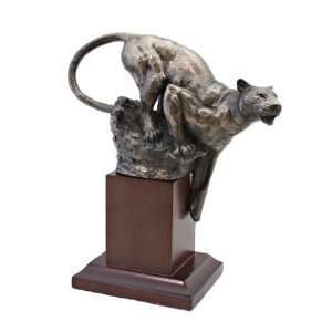  Ukm Gifts Classic Bronze Panther Poised To Spring By David 