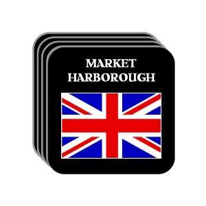  UK, England   MARKET HARBOROUGH Set of 4 Mini Mousepad 