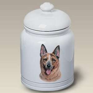  Australian Cattle Dog Ceramic Treat Jar 10 High #45072 