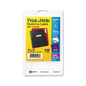 Print or Write Removable Multi Use Labels Electronics