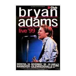  BRYAN ADAMS Hannover Germany 16th November 1999 Music 