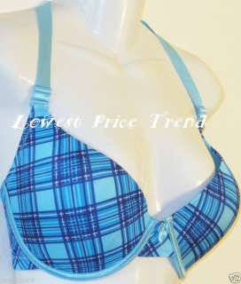 BRAS BR9638 Plaids LOT UNDERWIRE LIGHTLY PADDED 44D  