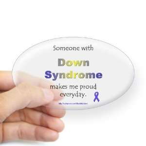  Down Syndrome Pride Autism Oval Sticker by  Arts 