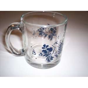  Pfaltzgraff Folk Art glass mug 