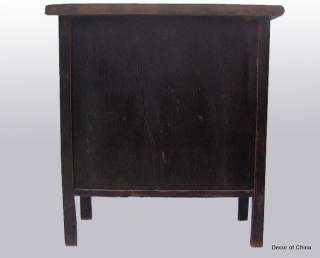 Chinese Black Apothecary 25 drawer Chest Herb Cabinet  
