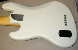 Real White Shell Block Inlays on an Unbound Neck,