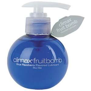  Climax FruitBomb, Personal Lubricant, Blue Razzberry, 4 
