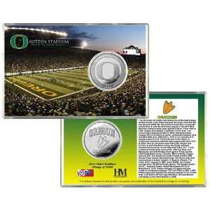  Oregon Autzen Stadium Silver Coin Card