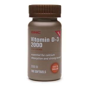  GNC Vitamin D 3 2000