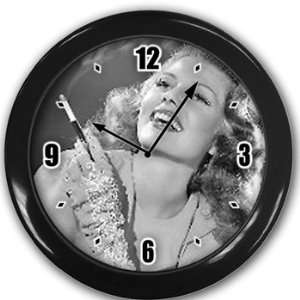   Rita Hayworth Wall Clock Black Great Unique Gift Idea