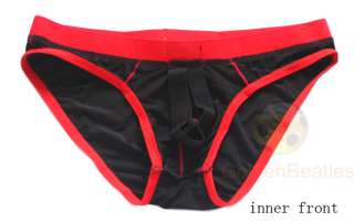 pc Ultrathin Smooth Men boxer briefs thong bikini low waist rings 