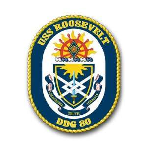  US Navy Ship USS Roosevelt DDG 80 Decal Sticker 5.5 