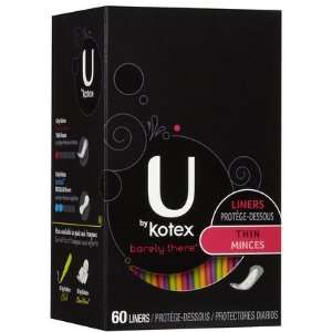  U by Kotex Lightdays Invisible Feeling Pantiliners 60 ct 