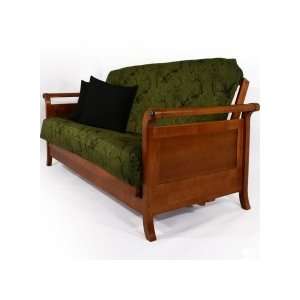  Lexington Twin Futon Chair in Warm Cherry Strata Furniture 