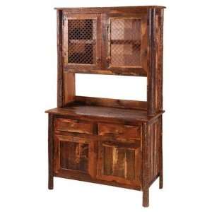  Fireside Lodge B1618 Reclaimed Barnwood Hutch Leg Style 