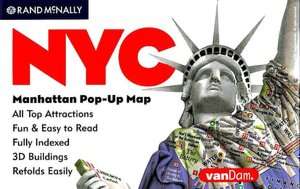   & NOBLE  Pop Up Map, New York City by Rand McNally  Other Format