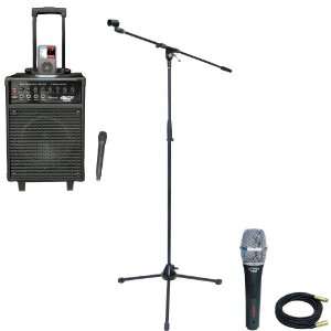   Microphone Stand w/Boom   PPMCL30 30ft. Symmetric Microphone Cable XLR