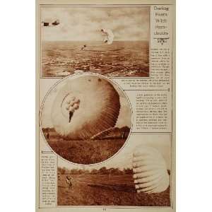  1923 Parachute Parachuting George Starr Ethel Dare 