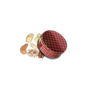 lb Deluxe Premium Mixed Nuts Tin   Plaid  Grocery 