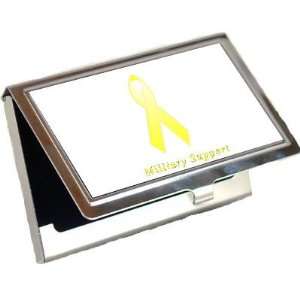  Military Support Awareness Ribbon Business Card Holder 