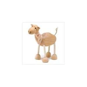   Anamalz 5 Pack Wooden Camel Childs Figure Posable Toy