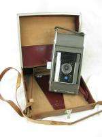 Vintage Polaroid Land Camera Model J66 Instant Color Film w/Leather 