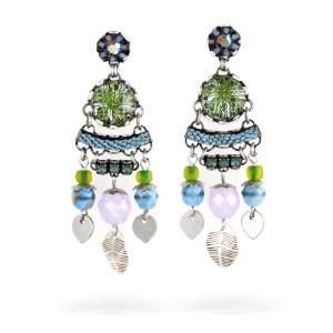 Ayala Bar Earrings   Classic Collection in Soft Floral Tones #1497 AE 