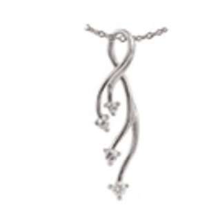   Clear Cz Twisted Branch Accent Necklace Dakota west Designs Jewelry