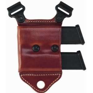 Galco Horizontal Mag Carrier For Shoulder System   Ambidextrous   Tan 