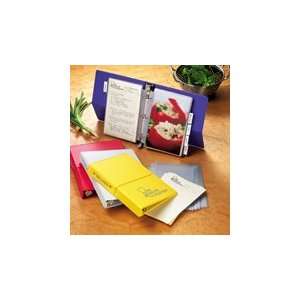  Recipe Collector Album Set with 3x5 Cards   White Kitchen 