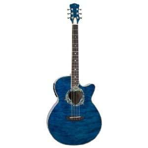  Fauna Dolphin Tranz Blue Quilted Maple 