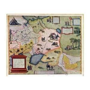  Map of the Russian Empire in the Sixteenth Century, Copy 