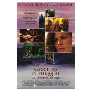  Gorillas in the Mist Original Movie Poster, 27 x 40 
