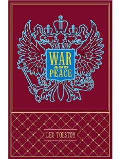 WAR AND PEACE ~ LEO TOLSTOY ~ LEATHER BOUND ~ GIFT EDITION ~ BRAND NEW 