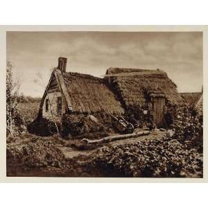  c1930 Peasant House Drente Drenthe Holland Photogravure 
