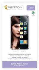  Krypton Screen Armor Ultra Clear for iPhone 4   2 Pack 