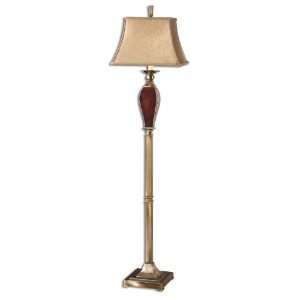  Uttermost 68.3 Inch Rory Floor Lamp In Burgundy Ceramic w 