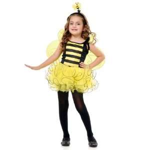 Lets Party By Charades Sweet Bee Child Costume / Black &Yellow   Size 