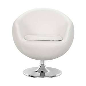  Zuo 500062 Bounce Arm Chair in White 500062