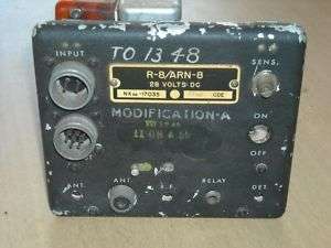 Vintage US Military R 8/ARN 8 Aircraft Radio Chassis  
