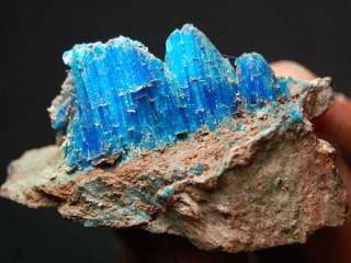 All Natural Blue Chalcanthite on Matrix, Planet Mine, AZ CHA133 